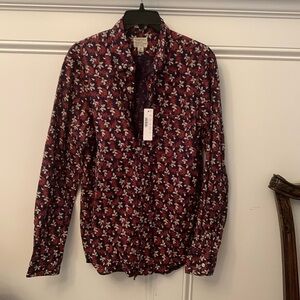 J. Crew Floral Button Down